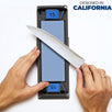Sharp Pebble Knife Sharpening Stone Kit-Grit 1000/6000 Wet Stone-Built In Angle Guides 15/17/20/22 Degrees with Base