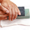 Sharp Pebble Knife Sharpening Stones Grit- 3000/8000 with Large Dual Grit Flattening Stone & NonSlip Bamboo Base