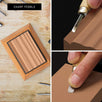 Sharp Pebble Premium Wood Carving Tools & Gouge Sharpening Stones- Two Multi Groove Whetstones with Grit 400 and 1000