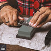 Sharp Pebble Whetstone Knife Sharpener Grit 400/1000 - For Repairing & Sharpening Very Dull Knives & Tools