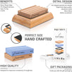 Sharp Pebble Premium Wood Carving Tools & Gouge Sharpening Stones- Two Multi Groove Whetstones with Grit 400 and 1000