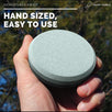 Sharp Pebble Axe/Hatchet Sharpening Stone Grit # 150/320 with Bamboo Gift Box