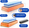 The Sharp Pebble™ Complete Sharpening System: 1000/6000 Grit & Angle Guide