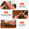 Orange Ninja 4-in-1 Scissor Sharpener - Hair, Kitchen, Craft & Fabric