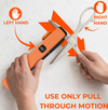 Orange Ninja 4-in-1 Scissor Sharpener - Hair, Kitchen, Craft & Fabric