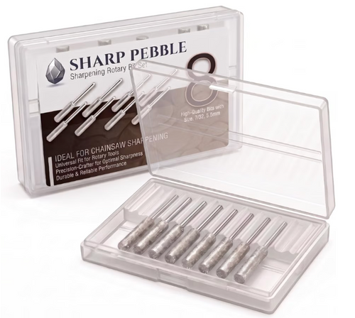 8-Piece Chainsaw & Lawnmower Sharpener Bit Set – 7/32