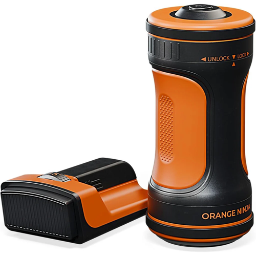 Orange Ninja Electric Rolling Knife Sharpener - 5 Adjustable Sharpening Angles (12°–24°)