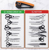 Orange Ninja 4-in-1 Scissor Sharpener - Hair, Kitchen, Craft & Fabric