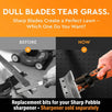 Sharp Pebble 7/32" Lawn Mower Blade Sharpener Bits, 8-Piece