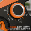 Orange Ninja 4-in-1 Scissor Sharpener - Hair, Kitchen, Craft & Fabric